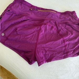 lululemon athletica Women's Magenta Athletic Shorts